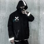 Kurtka Techwear Z Kapturem Odblaskowa