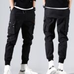 Spodnie Cargo Techwear Z Wieloma Kieszeniami