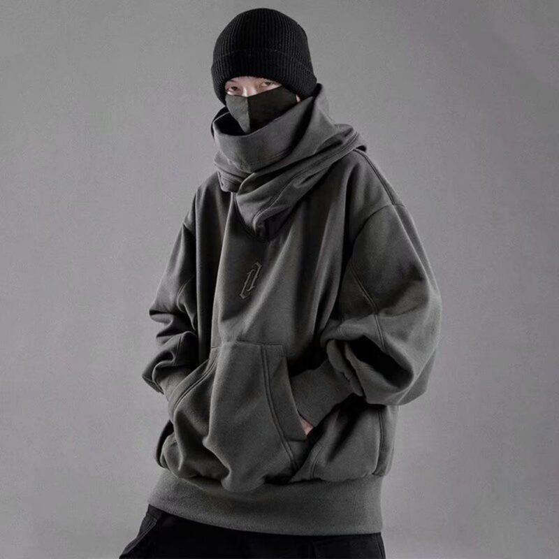 Kurtka Techwear Z Kapturem Poliester